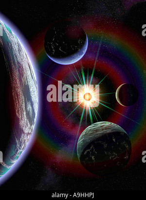 Einem neuen Tag. Stockfoto