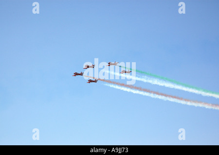 ANG99128 Air Show von Air Force India am Marine Drive Bombay jetzt Mumbai Maharashtra Indien am 17. Oktober 2004 Stockfoto