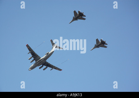 ANG99123 Air Show von Air Force India am Marine Drive Bombay jetzt Mumbai Maharashtra Indien am 17 10 2004 Stockfoto