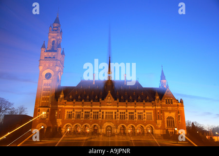 Reisefotografie aus die Niederlande Zuid-Holland den Haag Vredespaleis Friedenspalast internationaler Gerichtshof Stockfoto