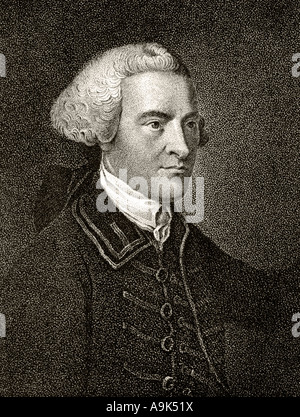 John Hancock, 1737 - 1793. Amerikanischer Staatsmann und Gründungsvater. Stockfoto