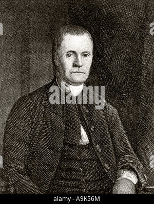 Roger Sherman, 1721 - 1793. Amerikanischer Anwalt und Politiker. Stockfoto