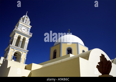 Santorini Kathedrale Griechenland Stockfoto