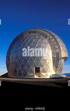 Caltech Submillimeter Observatorium auf dem Gipfel des Mauna Kea auf 13 800 Füße The Big Island Hawaii Stockfoto