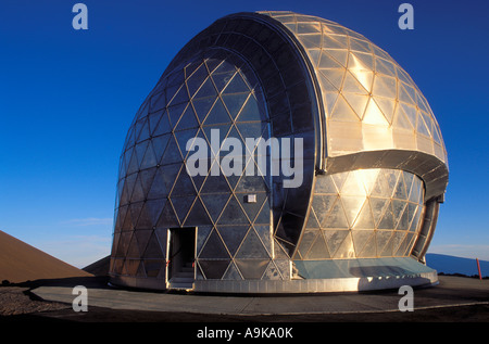 Caltech Submillimeter Observatorium auf dem Gipfel des Mauna Kea auf 13 800 Füße The Big Island Hawaii Stockfoto