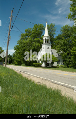 Wonalancet Union Chapel in den Frühlingsmonaten befindet sich in Wonalancet New Hampshire USA ist Teil von Neu-England Stockfoto