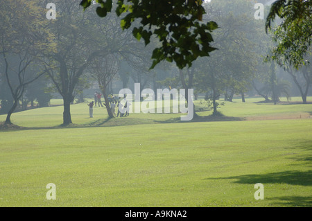 ANG99231 Golf Boden früh am Morgen Stockfoto