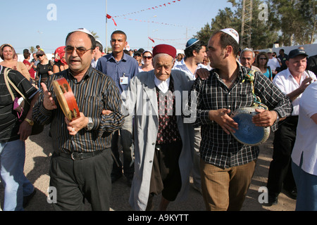 Das Lag B'Omer-Festival in La Griba Synagoge Djerba Stockfoto