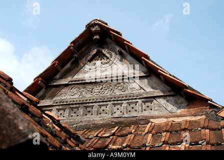 Padmanafapuram Holz- Palace thakkala Kerala Tamil Nadu Stockfoto