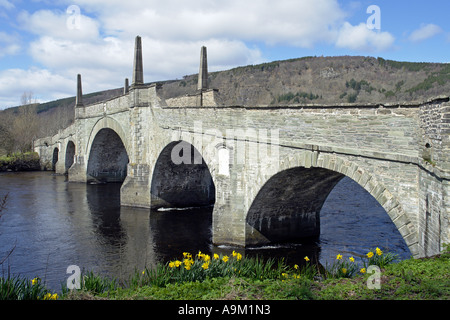 General Wade Brücke über den Tay in Aberfeldy in Schottland Stockfoto