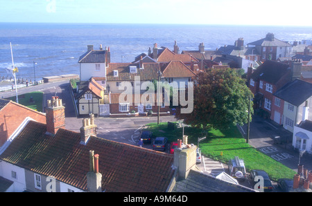 Blick über Southwold vom Leuchtturm Suffolk England Stockfoto