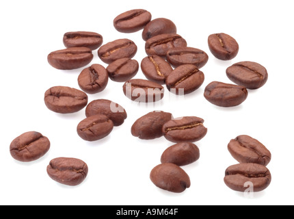 KAFFEE BOHNEN Stockfoto