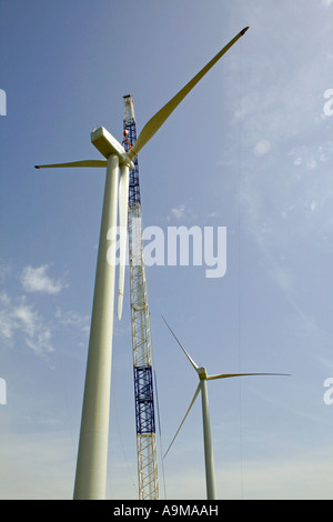 Windkraftanlagen Lleida, Spanien Stockfoto