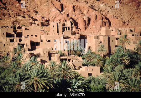 Kasbah - Tinghir, Atlas, Marokko Stockfoto