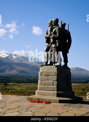 Die Commando-Denkmal am Spean Bridge in der Nähe von Fort William Stockfoto