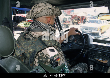 Afghanistan, Kabul, deutschen ISAF-Soldaten bei einer Patrouille in den Straßen von Kabul Stockfoto