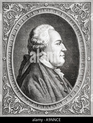 Franz Anton Mesmer, 1734 - 1815. Wiener Psychiater, der die Theorie des tierischen Magnetismus gebracht. Stockfoto