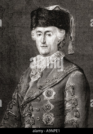 Katharina II., Katharina die Große, 1729 - 1796. Deutsche geboren Kaiserin von Russland Stockfoto