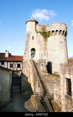 St. Jacques Tor in Parthenay, Frankreich Stockfoto