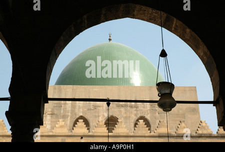 Grüne Moschee Dach, die Zitadelle, Kairo. Stockfoto