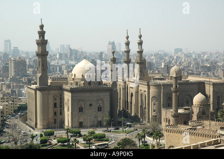 Moschee von Sultan Hassan und Al-Rifai, Kairo, Ägypten Stockfoto