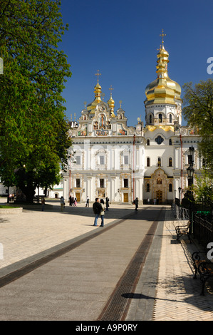 Kirche in Kievo Pecherskaya Lawra Kiewer Höhlenkloster Lawra Höhle Kloster in Kiew Ukraine Stockfoto