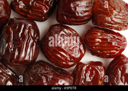 Getrocknete Datteln closeup Stockfoto