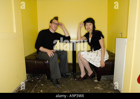 Porträt eines jungen Paares Stockfoto