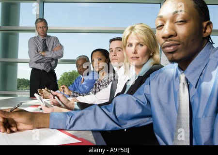 Kollegen in einem meeting Stockfoto