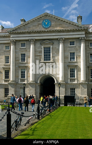 Regent House der Haupteingang zum Trinity College Dublin Stockfoto