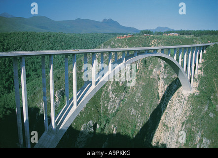 Bloukrans River Bridge Garden Route Western Cape Südafrika Stockfoto