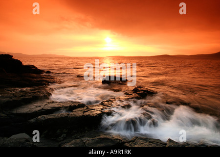 Loch Scavaig von Elgol, Süd-west Isle Of Skye, Highlands, Schottland Stockfoto