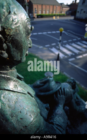 Thomas Hardy Statue In Dorchester Stadt Dorset county England UK Stockfoto