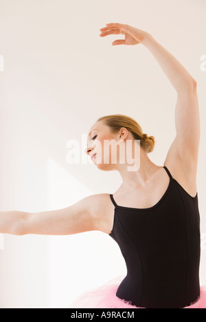 Nahaufnahme eines weiblichen Balletttänzer Stockfoto