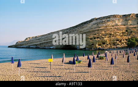 Matala, Kreta Stockfoto