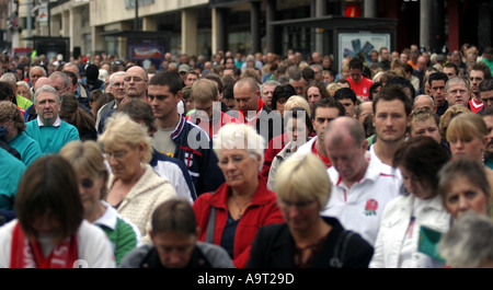 26. September 2004 Hommage an Brian Clough OBE hosted by Stadtrat Nottingham und Derby Stadtrat in Nottingham s Markt Stockfoto