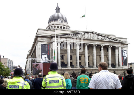 26. September 2004 Hommage an Brian Clough OBE hosted by Stadtrat Nottingham und Derby Stadtrat in Nottingham s Markt Stockfoto