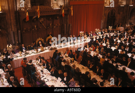 Guildhall Guild Hall The Lord Mayors of Londons Bankett. City of London England Großbritannien HOMER SYKES Stockfoto