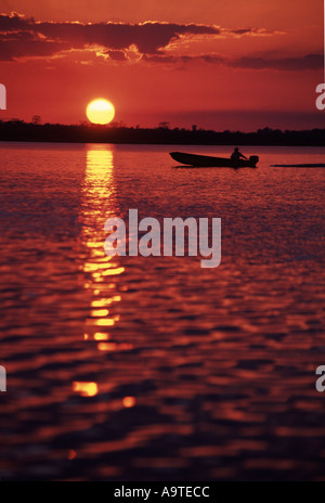 Sonnenuntergang Caye Caulker Belize Stockfoto