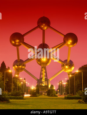 ATOMIUM BRÜSSEL BELGIEN Stockfoto