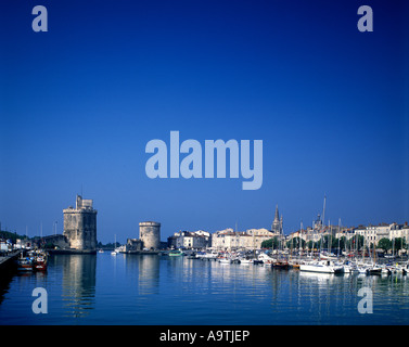 VIEUX PORT LA ROCHELLE POITOU CHARENTE MARITIME-FRANKREICH Stockfoto