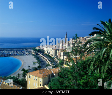 ALTE STADT MENTON COTE D AZUR RIVIERA FRANKREICH Stockfoto