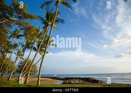 Puamana Beach Park Lahaina Maui Hawaii Stockfoto