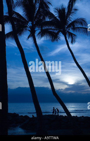 Puamana Beach Park Lahaina Maui Hawaii Stockfoto