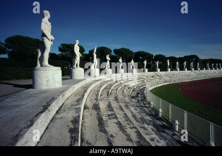 Italien Rom der faschistischen Ära Stadio dei Marmi Stockfoto