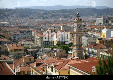 Dächer der Altstadt Nizza Frankreich Stockfoto