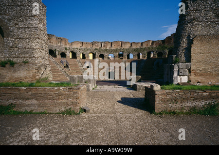 Benevento Kampanien Italien römische Amphitheater Teatro Romano Stockfoto