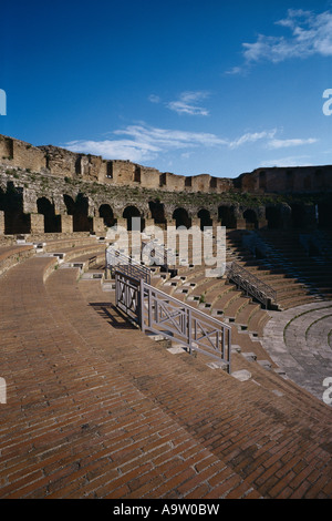 Benevento Kampanien Italien römische Amphitheater Teatro Romano Stockfoto