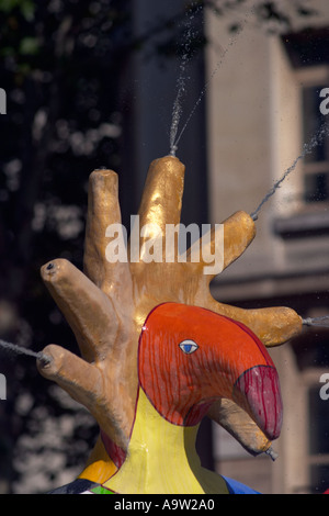 Fontaine Igor Strawinsky Paris Frankreich Stockfoto