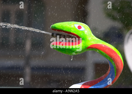 Le Serpent, Fontaine Igor Strawinsky Paris Frankreich Stockfoto